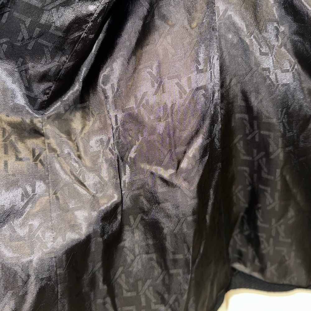 EUC Karl Lagerfeld Textured Black Jacket - Picture 6 of 11